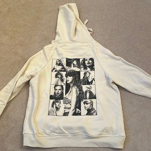 Taylor Swift ERAS TOURS Beige Hoodie Sweatshirt- Never Been Worn- size S